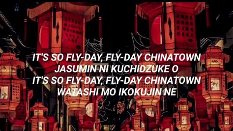 fly day chinatown lyrics english|fly day chinatown english.